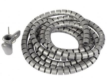 Easy Wrap Cable Spiral 15mm x 2.5m: Grey