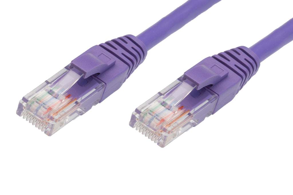 10m Cat 5E Ethernet Network Cable. Purple