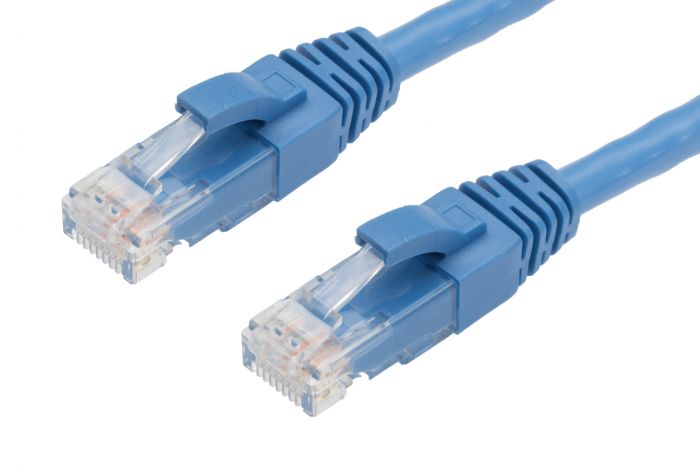 1m RJ45 CAT6 Ethernet Network Cable | 50 Pack Blue