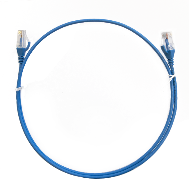 5m CAT6 Ultra Thin LSZH Ethernet Network Cable | Blue