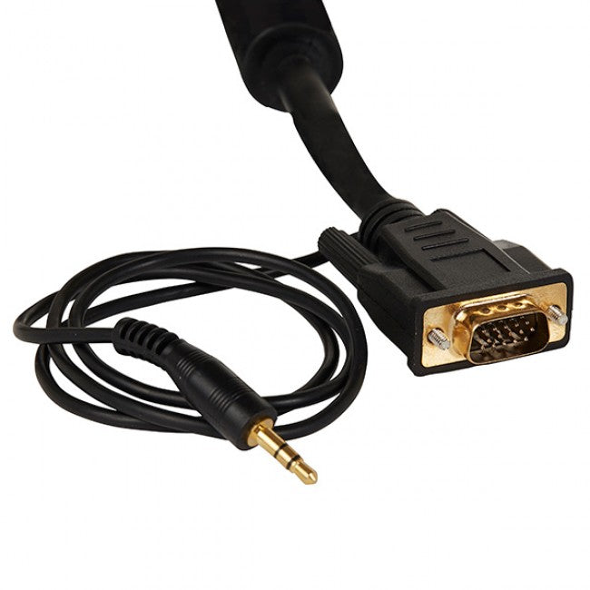 SVGA Cable with 3.5mm Audio: 3m