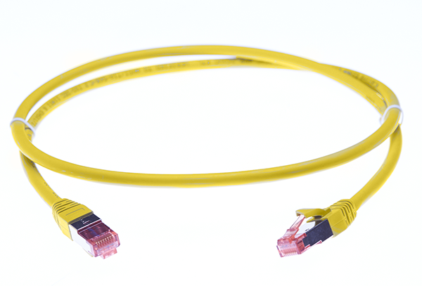 10m CAT6A S/FTP LSZH Ethernet Network Cable | Yellow