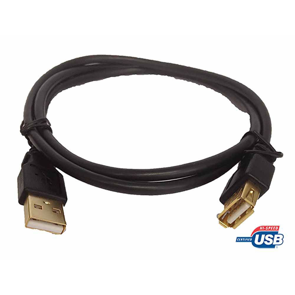 USB 2.0 AM-AF Cable: 2m