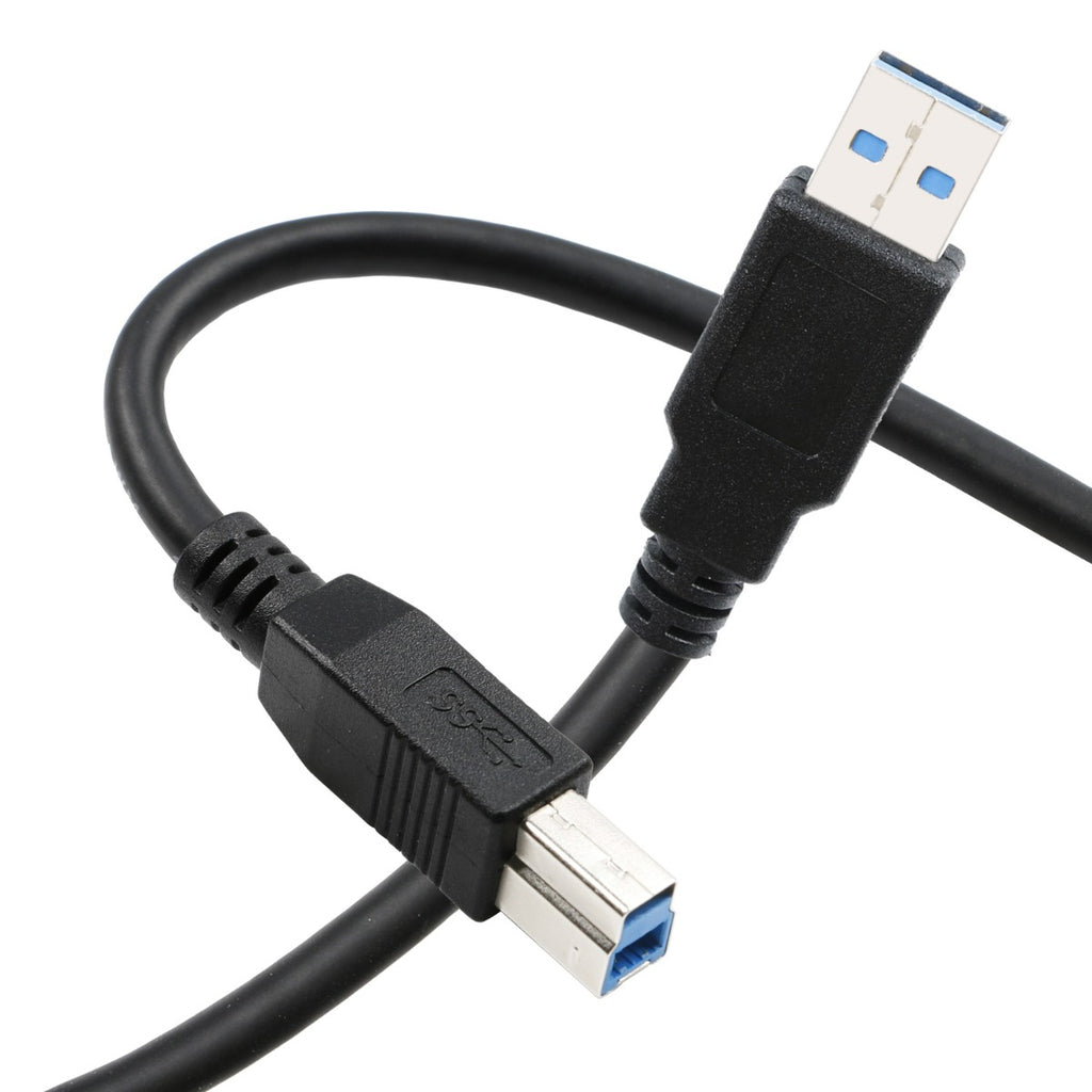 2M USB 3.0 AM-BM Cable: Black