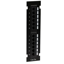 4Cabling 12 Port Cat 5E Wall Mount Patch Panel