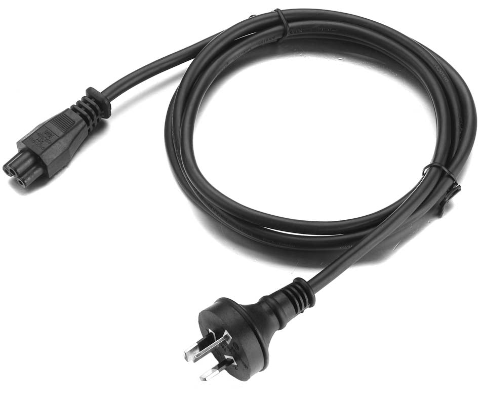 1m IEC C5 Clover Leaf Style Appliance Power Cable | Black