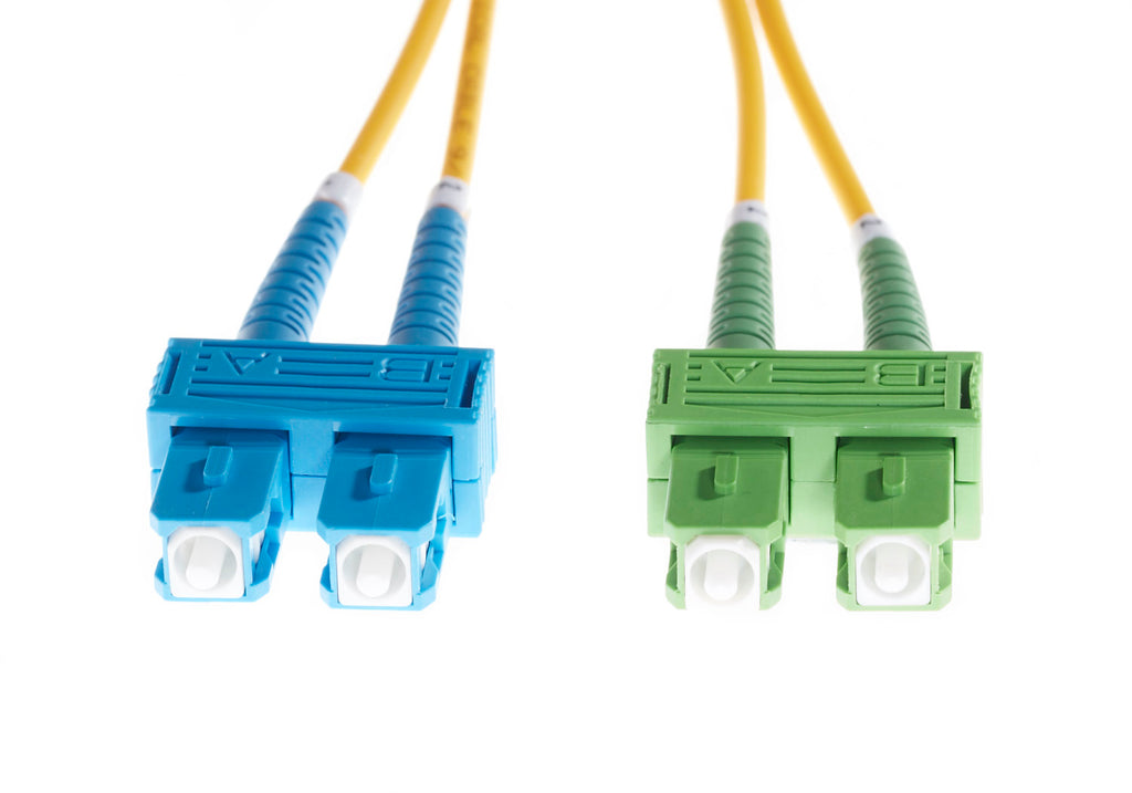 3m SC-SC/APC OS1 / OS2 Singlemode Fibre Optic Duplex Cable