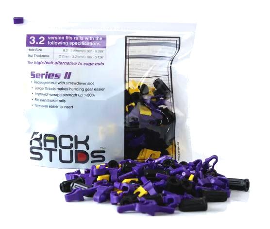 RackStuds Series II Purple: 100 Pack