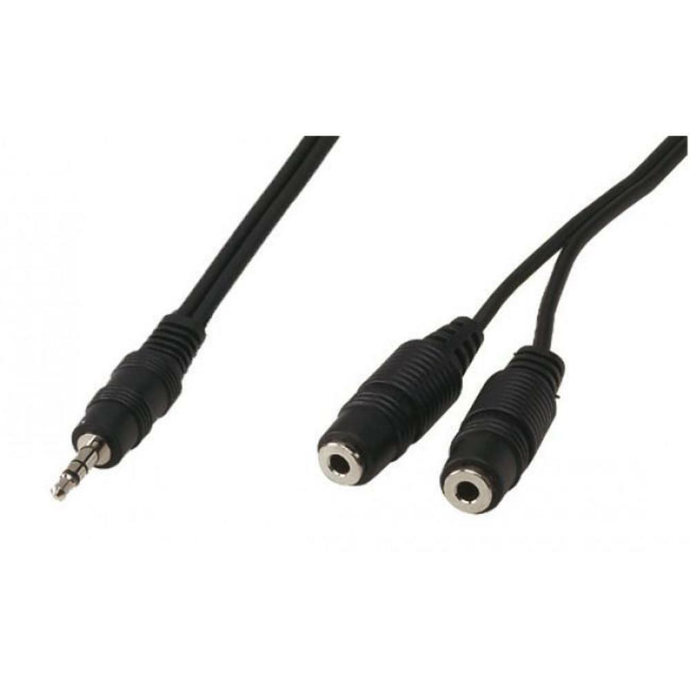 Stereo 3.5mm Jack Y Splitter Cable | 10cm