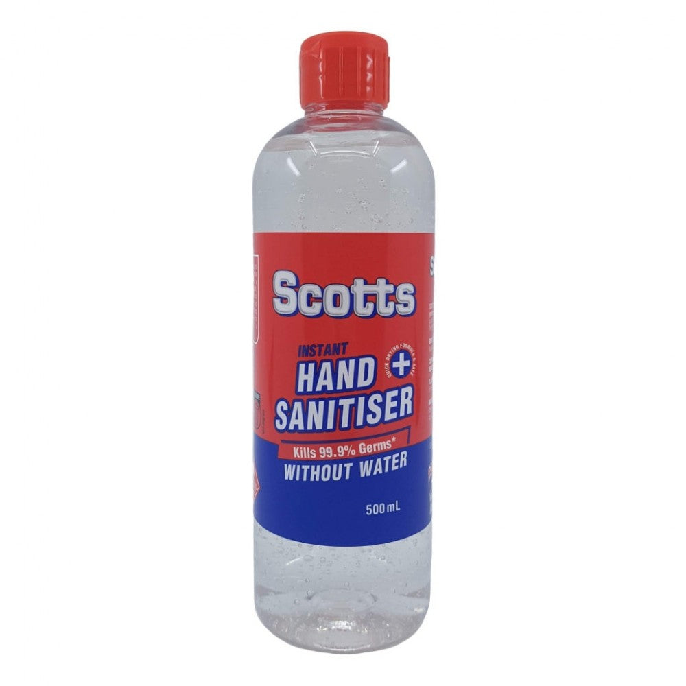 Scotts Hand Sanitiser 500ml Bottle | Kills 99.9% of germs