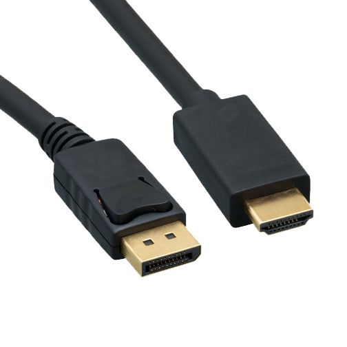 5m DisplayPort Male to HDMI® Male Cable | Black