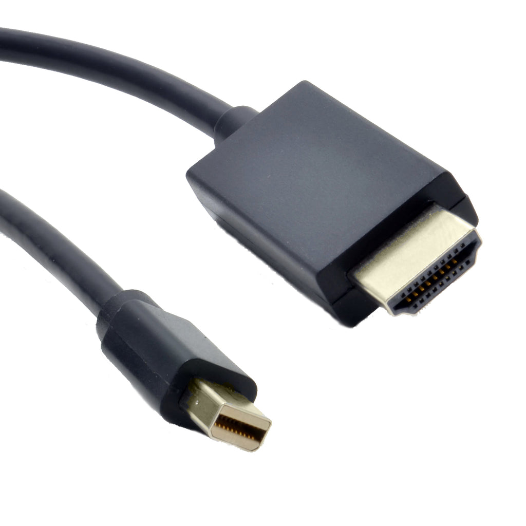 5m Mini DisplayPort Male - HDMI® Cable Male: Black