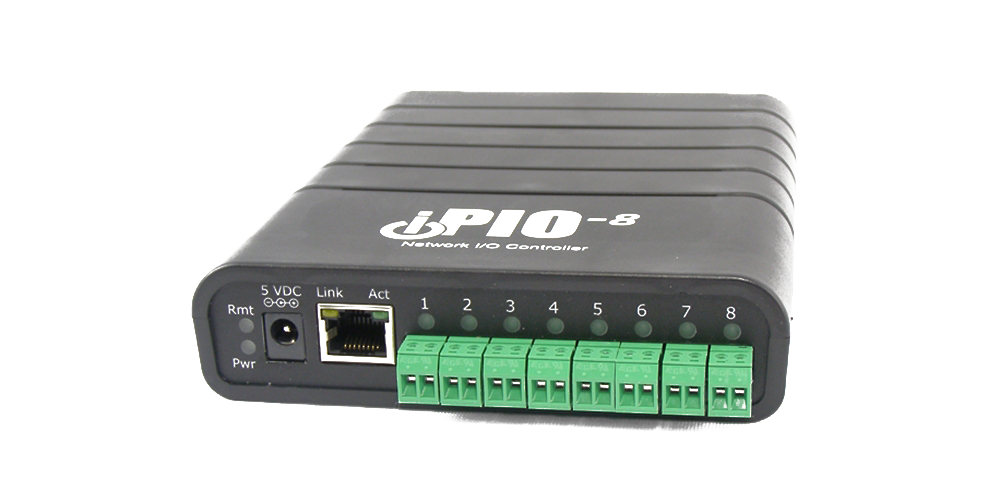 iPIO-8 - 8 Port Network I/O Controller