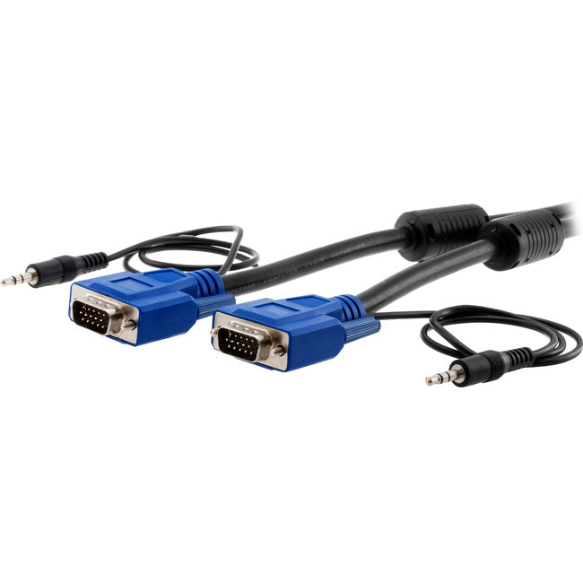 SVGA Monitor Cable with 3.5mm Audio: 10m