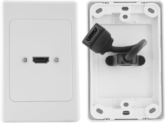 HDMI® Wall Plate with Dongle