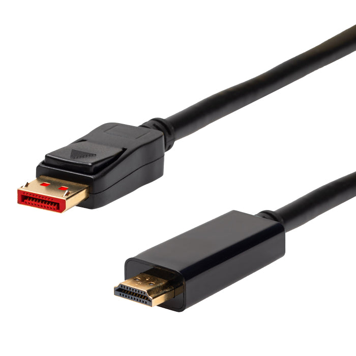 1m DisplayPort Male to HDMI® Male Cable | Supports 4K @60Hz as specified in HDMI 2.0