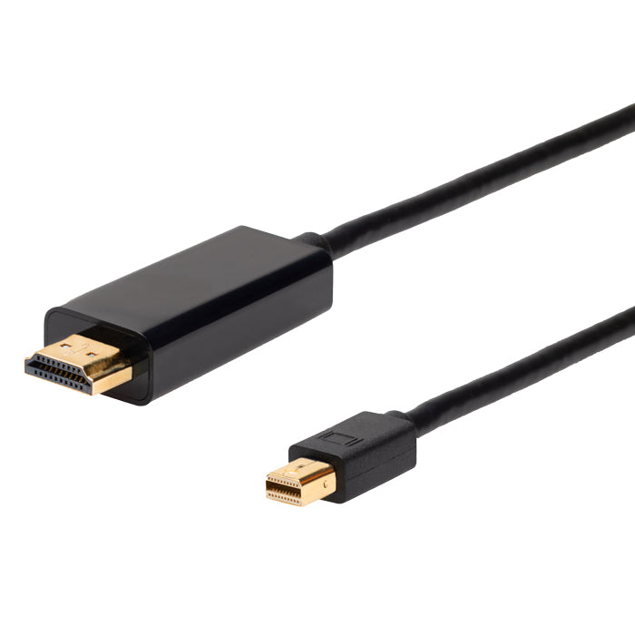 1.5m Mini DisplayPort Male to HDMI® Male Cable | Supports 4K@60Hz as specified in HDMI 2.0