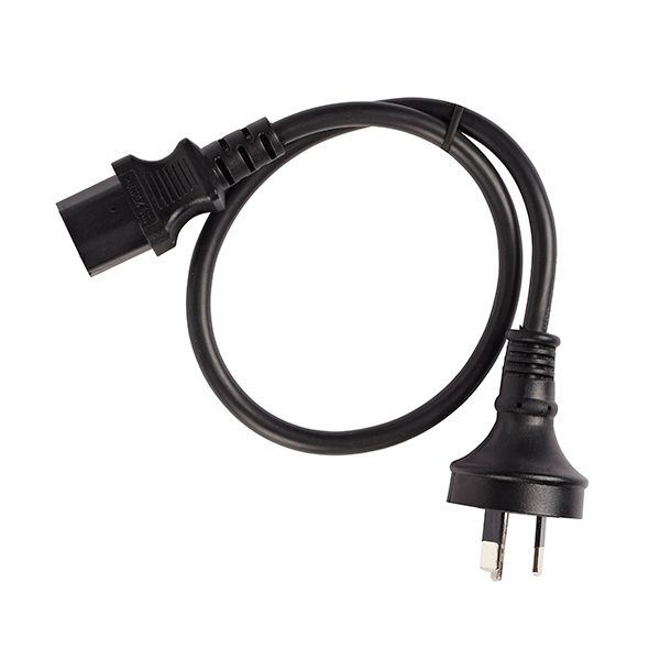 3m IEC C13 to Mains 10A Power Cable | Black