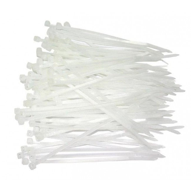 4Cabling Nylon Cable Ties 160mm (L) x 4.8mm (W) Natural | Bag of 100