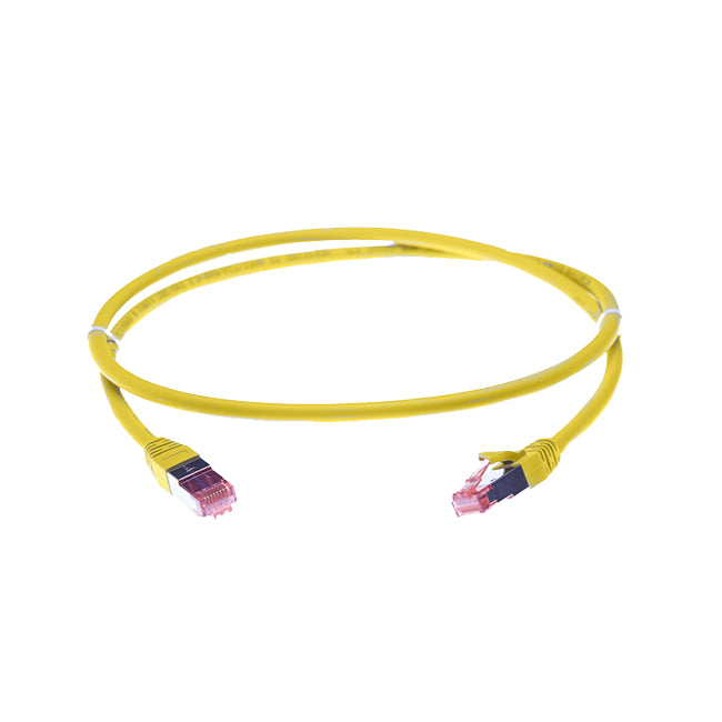 1.5m CAT6A S/FTP LSZH Ethernet Network Cable | Yellow