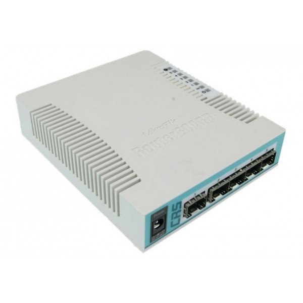 Mikrotik CRS106-1C-5S Atheros 400Mhz CPU 128MB 6 Gigabit SFP