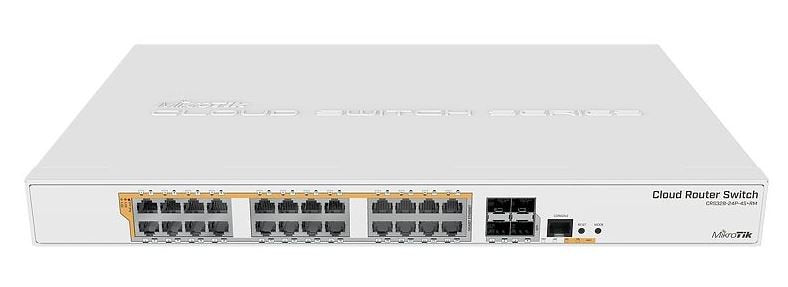 MikroTik CRS328-4C-20S-4S+RM Cloud Router Switch 800MHz 20xSFP 4xSFP+ Rack Mount