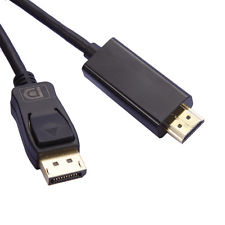 1m DisplayPort Male to HDMI® Male Cable | Black