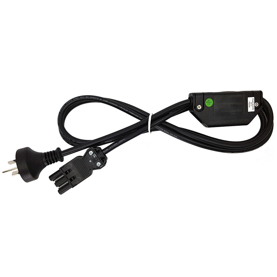 OE Elsafe: Starter Cable 10A 2000mm Lead & Thermal Overload | Black