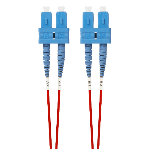 10m SC-SC OS1 / OS2 Singlemode Fibre Optic Cable | Red