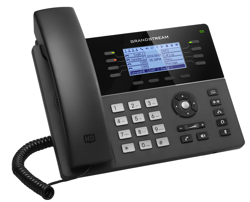 Grandstream GXP1780 Mid-range IP phone 8 Lines, 4 SIP Accounts