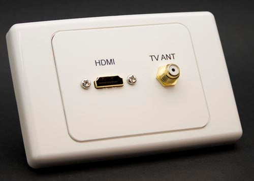 HDMI® F-Type AV Wall Plate
