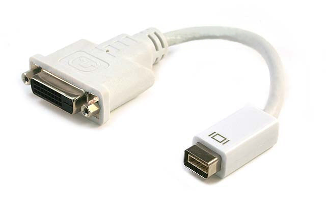 Mini DVI to DVI Adaptor Cable: 15cm