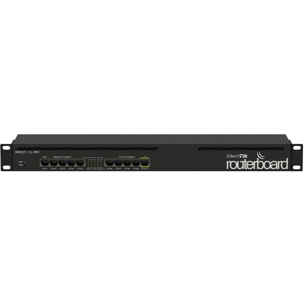 Mikrotik RB2011iL-RM 600MHz 64MB 5x LAN PoE Port 10
