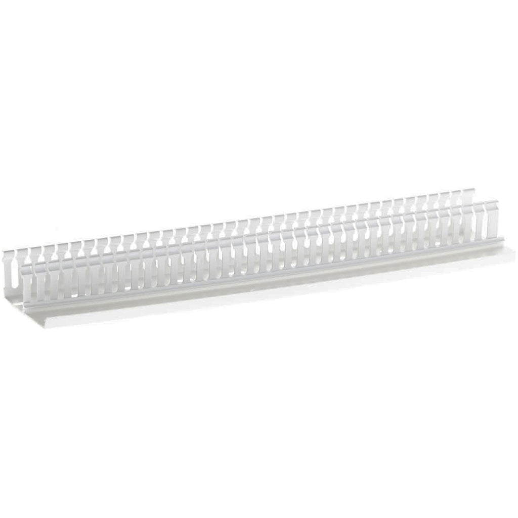 Slotted Cable Ducting - 2m Length 45 x 45mm: White