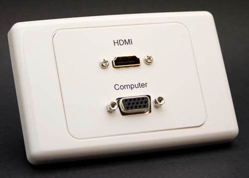 HDMI® SVGA Wall Plate