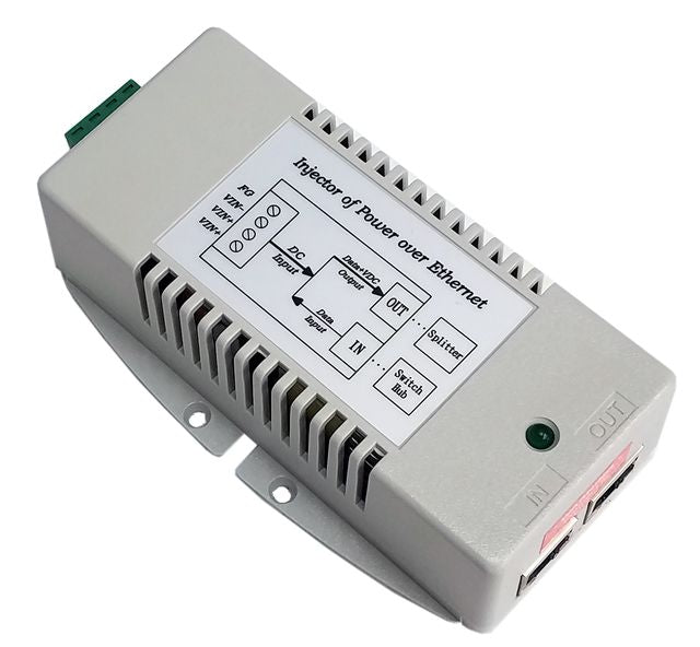 Tycon Power TP-DCDC-1248DX2-HP 12V Dual Out 802.3at PoE Injector