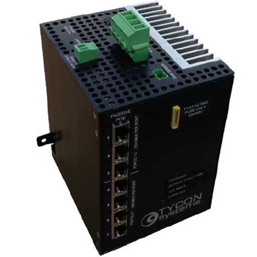 Tycon Power TPDIN-SC48-20 Solar 48V20A Batt Controller 7xGb PoE