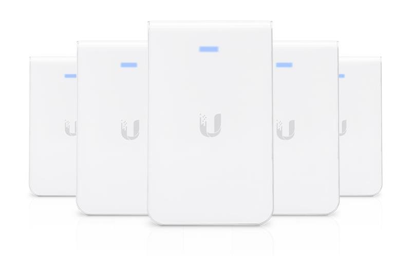 Ubiquiti UAP-AC-IW-PRO-5 Ubiquiti Unifi AC In Wall Pro 3x3 dual-band MIMO Access Point with Ethernet port - 5 Pack