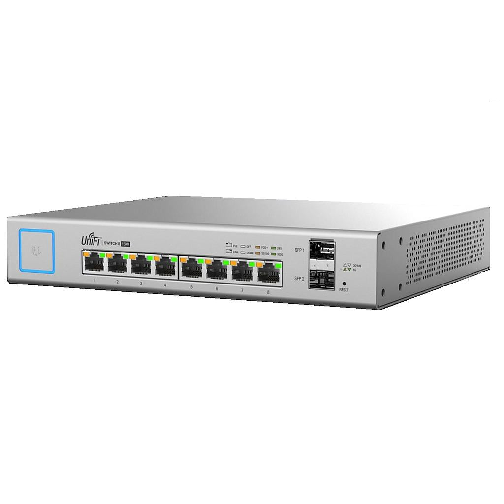 Ubiquiti US-8-150W Unifi 8 Port Managed PoE+ Gigabit Switches SFP